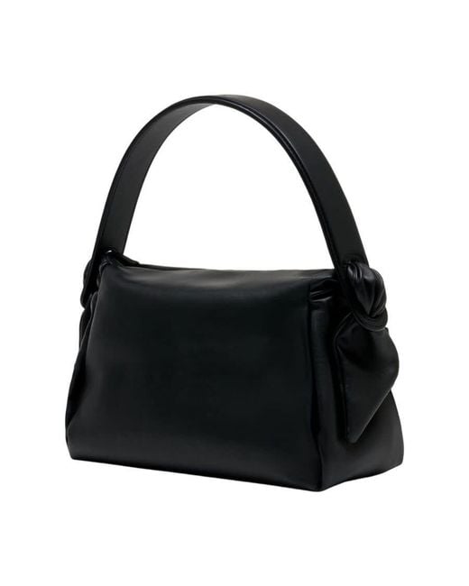 KENZO Black Calfskin Shoulder Bag