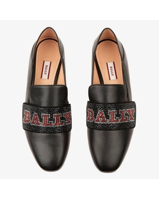 Bally Black Jannie Lamb Leather Slippers, Brand Size 40 Us