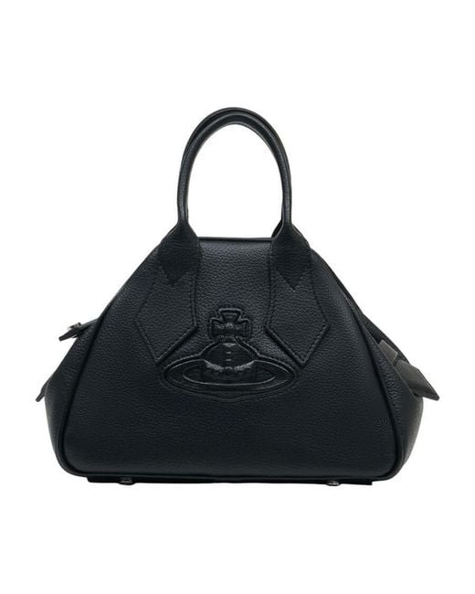 Vivienne Westwood Black Yasmine Top Handle Bag