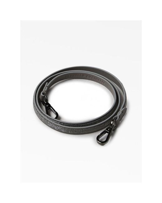 Brunello Cucinelli Multicolor Ruthenium Ottone Bag Strap
