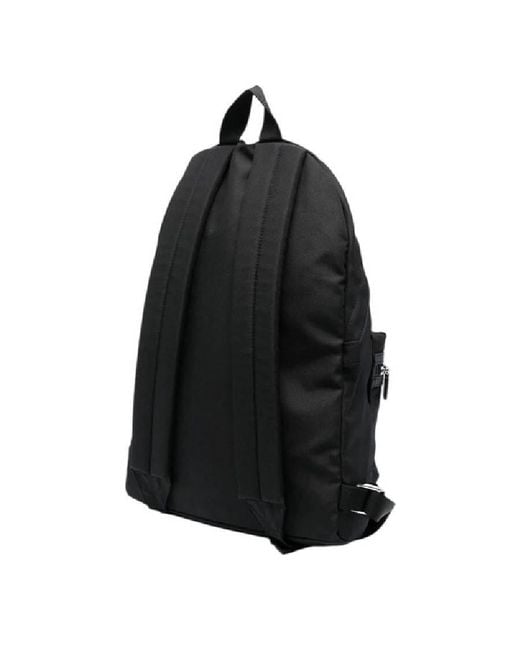 KENZO Black Graphy Embossed Backpack for men