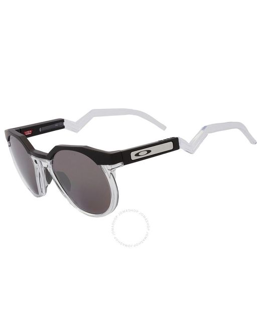 Oakley Hstn Prizm Black Polarized Oval Sunglasses Oo9242 924205 52 for men