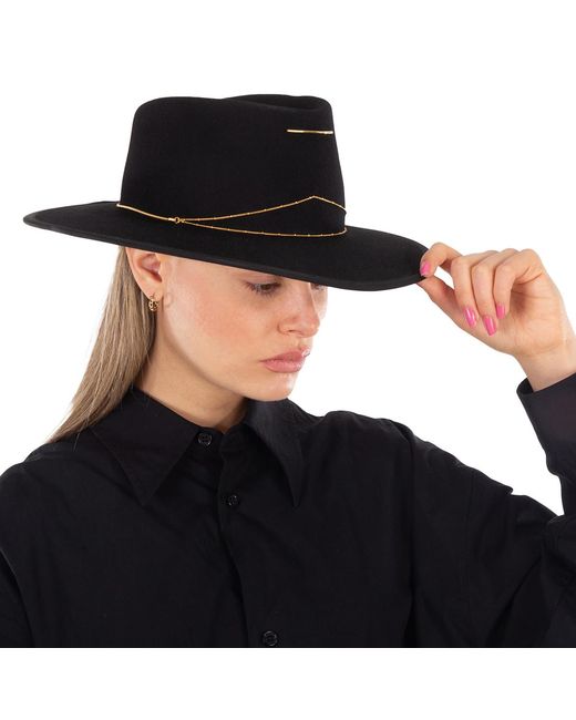Van Palma Black Ladies Anna Hat