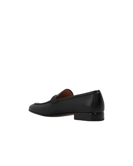 Ferragamo Black Lester Loafers for men