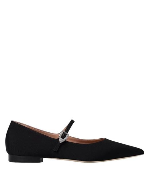 Malone Souliers Black Kate Grosgrain Mary-Jane Pumps