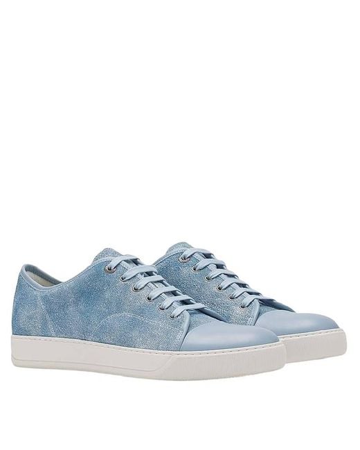 Lanvin Blue Dbb1 Lace-Up Sneakers for men