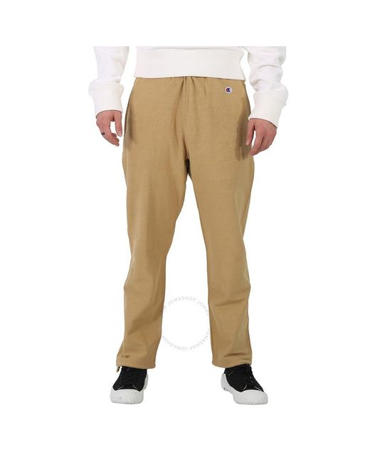 Champion Natural Cotton Logo Long Sweatpants for men