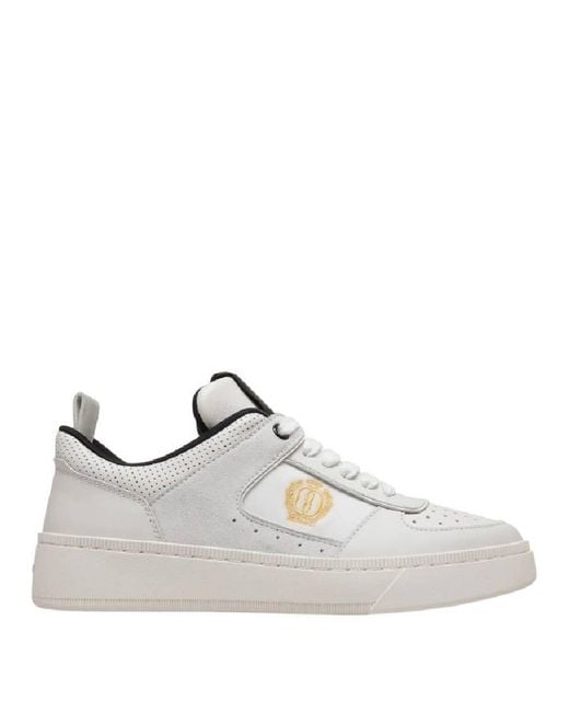 Bally White Raise Riweira Low-Top Sneakers, Brand Size 35 Us