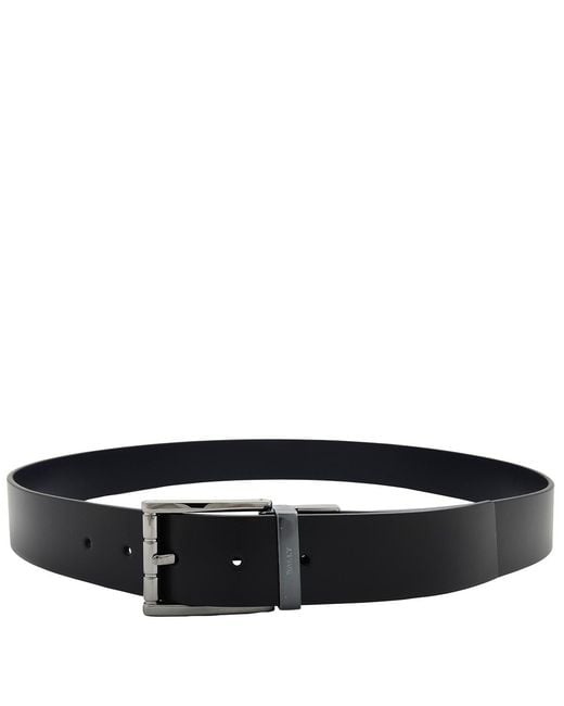 Bally Black Reversible Leather Belt, Cm for men