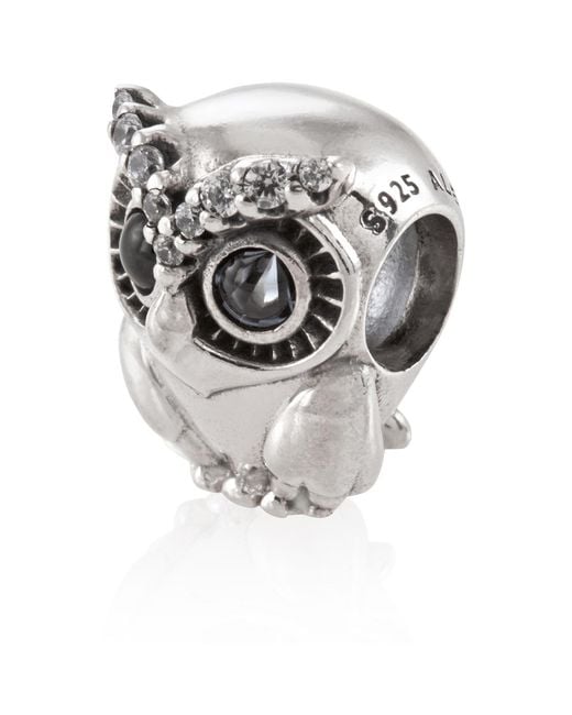 Pandora Metallic Sparkling Owl Charm for men