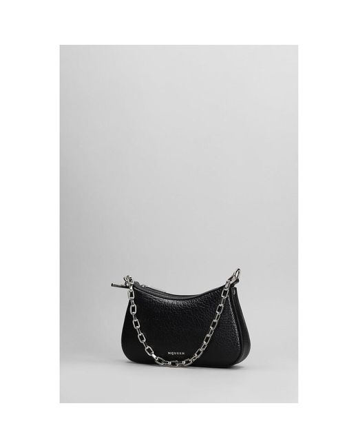 Alexander McQueen Gray Cross-Bar Clutch Bag