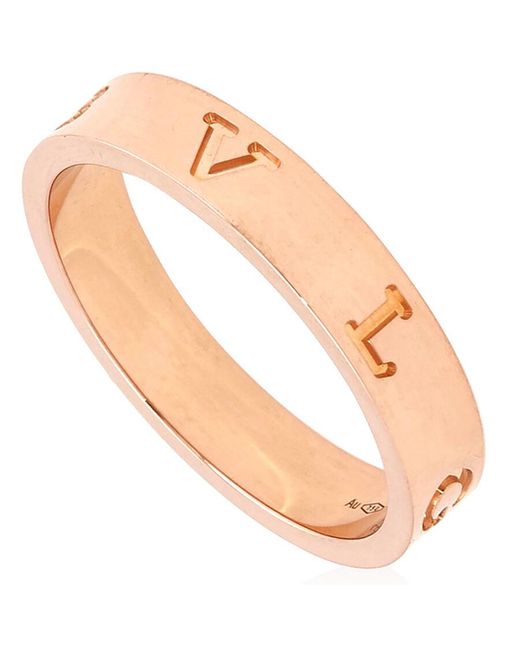 BVLGARI Natural B.Zero1 Essential 18 Kt Rose Band Ring, Size 57 (Us 8)