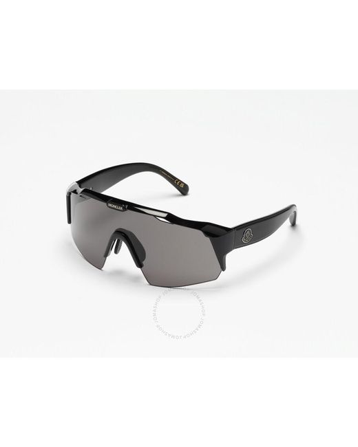 Moncler Black Smoke Shield Sunglasses Ml0270-k 01a 00 for men
