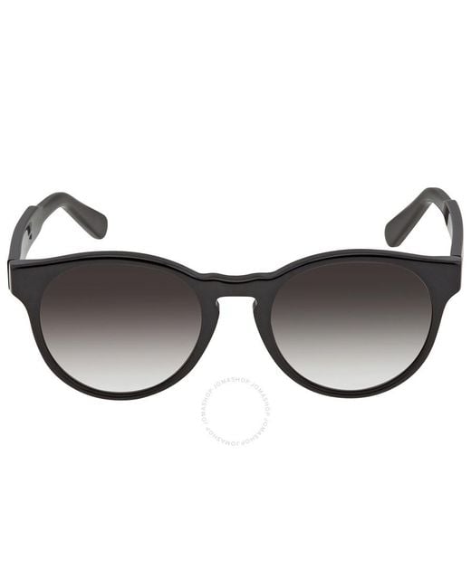 Ferragamo Brown Grey Gradient Round Sunglasses Sf1068s 001 52