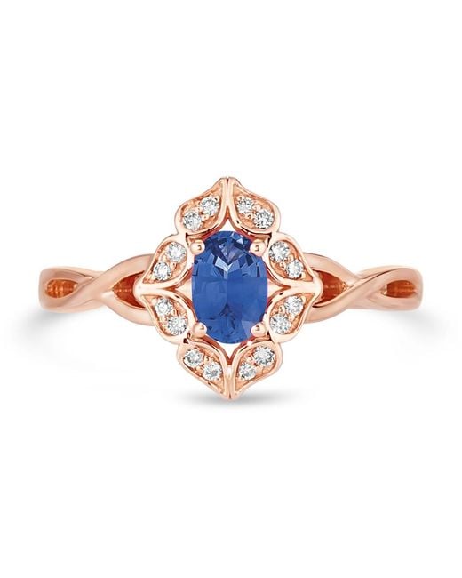 Le Vian Blue Berry Sapphire Ring Set for men