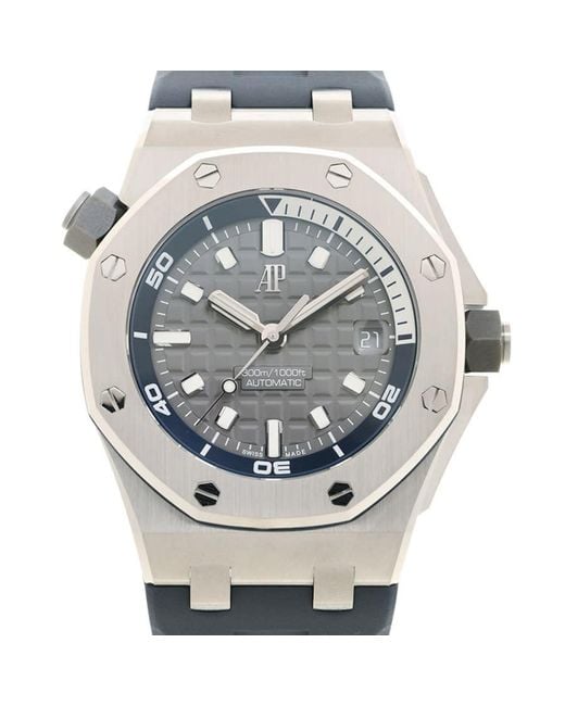 Audemars Piguet Metallic Royal Oak Offshore Automatic Grey Dial Watch for men