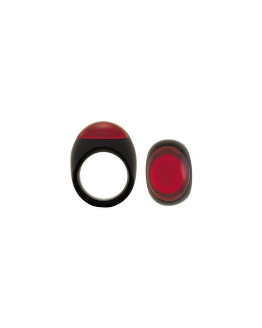 Baccarat Red 'Tango' Reb Ruby Ring Size 5.75 2104241