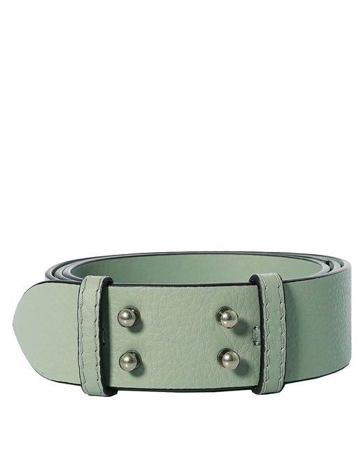 Burberry Green Small Belt Bag Grainy Leather Belt