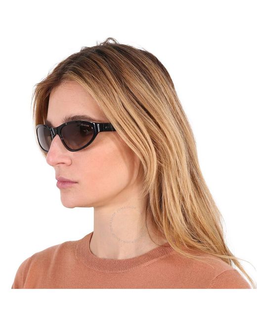 Moncler Brown Smoke Gradient Mask Sunglasses