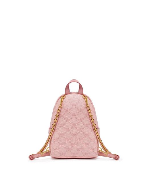 MCM Pink Backpack Stark Lauretos