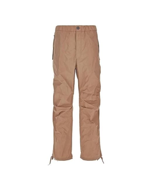 Ferragamo Natural Ferragamo Drawstring Cargo Pants for men