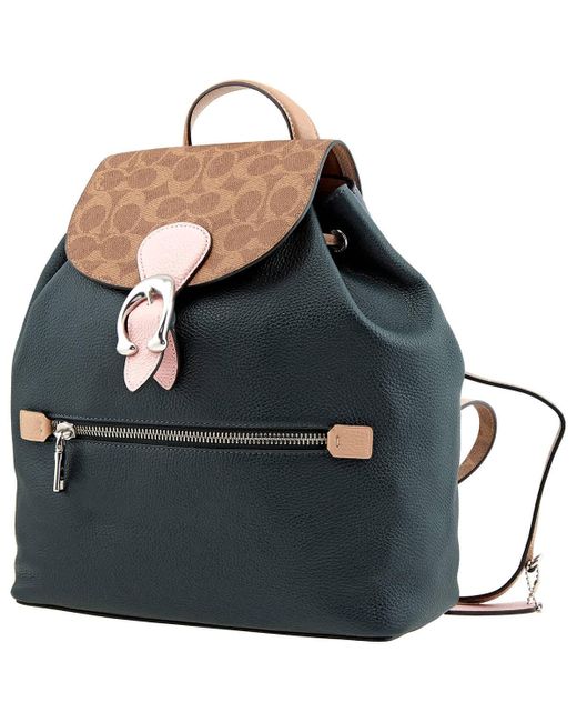 COACH Signature Evie Backpack In Dark in Green Lyst UK