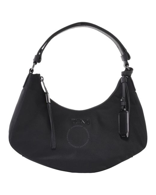 Tumi Black Voyageur Camilla Nylon Shoulder Bag