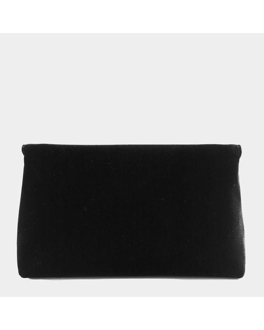 Tom Ford Black Velvet And Viscose Shoulder Bag