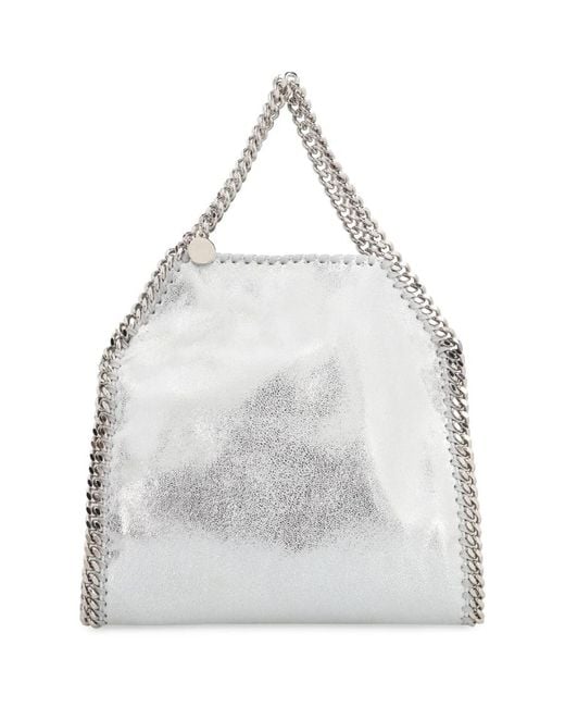 Stella McCartney White Mini Falabella Tote Bag