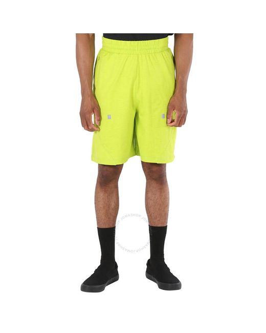 A_COLD_WALL* Yellow Bright Body Map Track Shorts for men