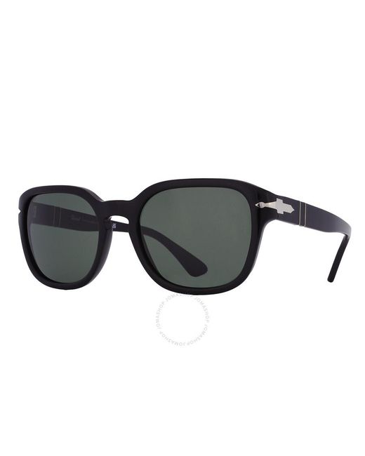Persol Black Square Sunglasses Po3305s 95/31 54