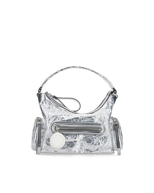 Stella McCartney Gray Polyester Small Dartmoor Handbag