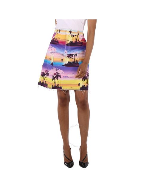 Ksenia Schnaider Multicolor Demi-denim Skirt