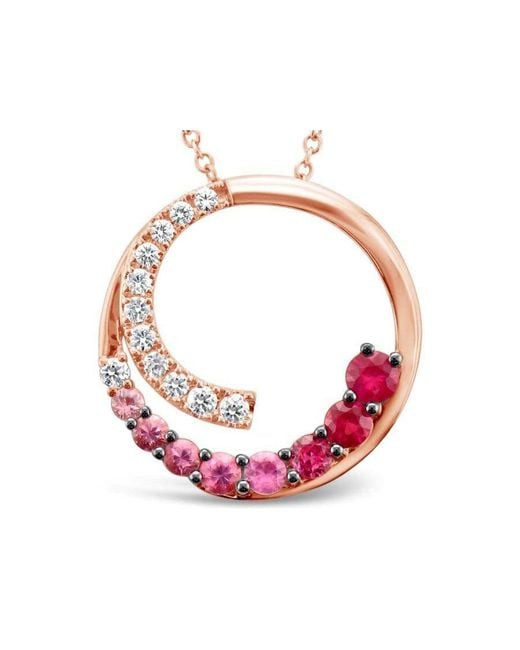Le Vian Pink Ladies Strawberry Ombre Necklaces Set