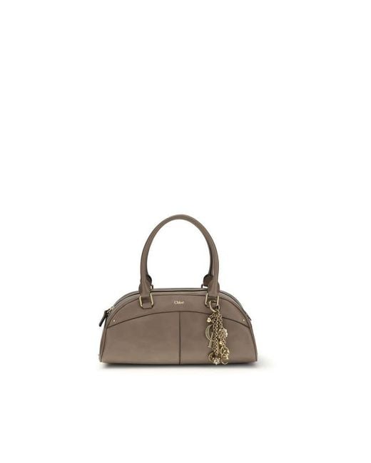 Chloé Brown Chlo Bowling Shoulder Bag