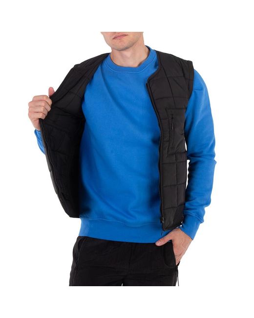 Rains Black Water Repellent Liner Vest for men