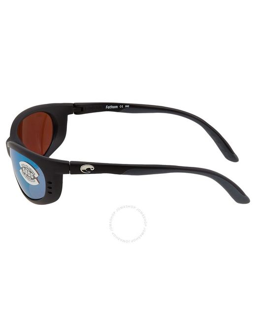 Costa Del Mar Fathom Green Mirror Polarized Glass Sunglasses Fa 11 Ogmglp 61 for men