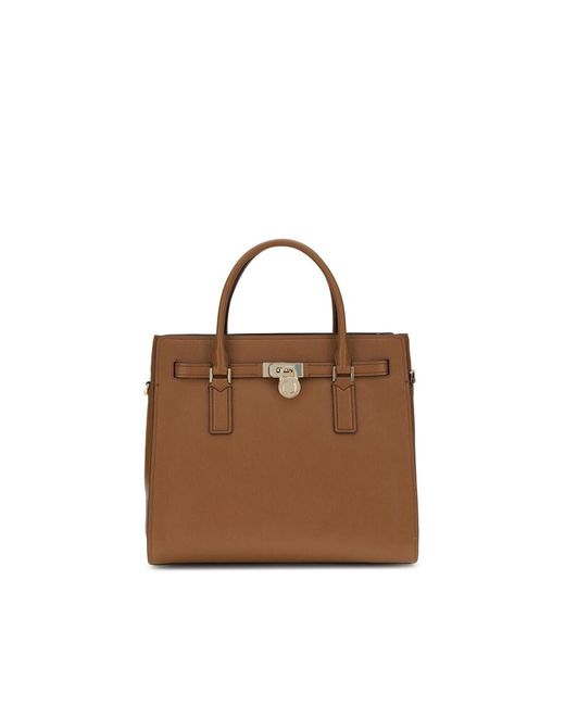 Michael Kors Brown Leather Shoulder Bag