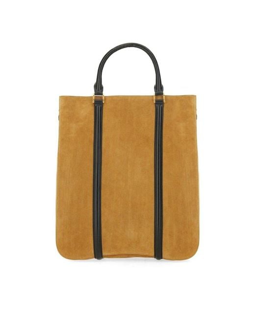 AMI Natural Ami Paris North South Tote Bag for men