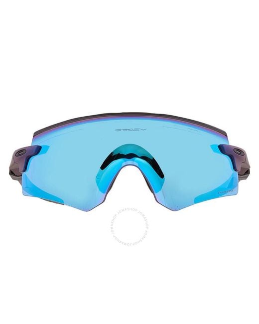 Oakley Blue Encoder Prizm Sapphire Shield Sunglasses Oo9471 947122 36 for men