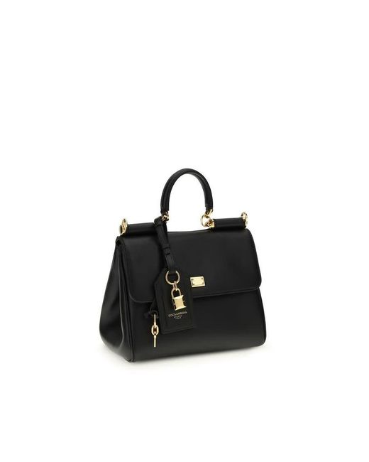 Dolce & Gabbana Black Dolce & Gabbana My Sicily Shoulder Bag