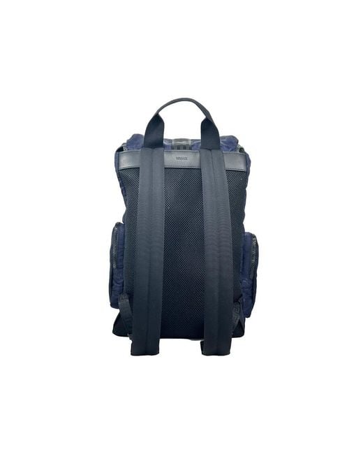 Versace Blue Backpack for men