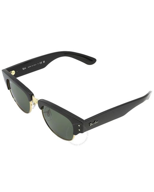 Ray-Ban Green Mega Clubmaster Square Sunglasses Rb0316s 901/31 50