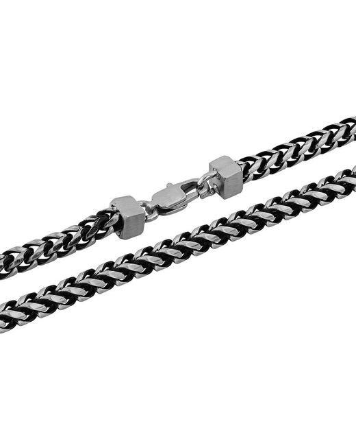 Robert Alton Metallic Franco Link Stainless Steel Chain for men