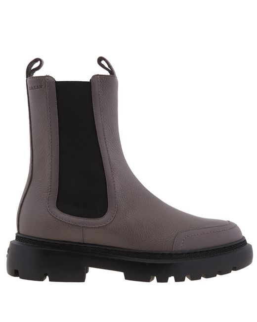 Bally Brown Ginny Leather Chelsea Boots