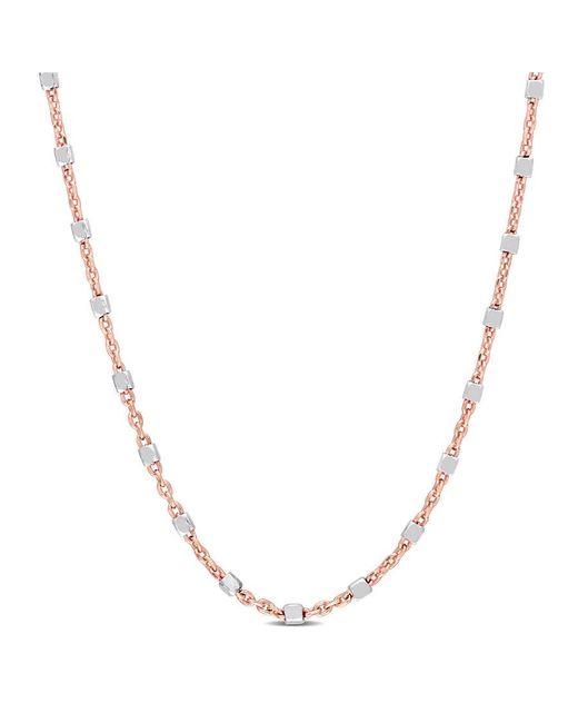 Amour Metallic Beaded Chain Necklace