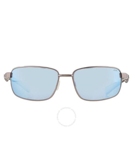 Revo Shotshell Blue Water Polarized Rectangular Sunglasses Re 1017 00 Bl 60 for men