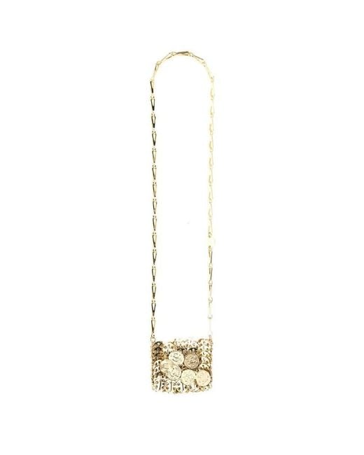 Rabanne Metallic 1969 Medals Micro Bag
