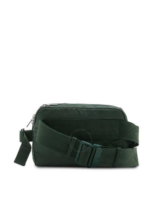 Burberry Green Check Jacquard Belt Bag for men