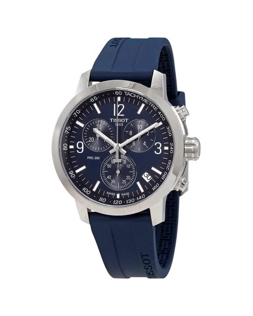 Tissot Blue Prc 200 Chronograph Quartz Dial Watch 00 for men